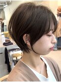 【Laff】大人可愛い20代30代40代ショートボブ丸みショート