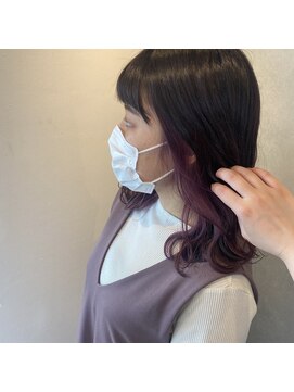 ヘアーデザインプレクト(Hair Design PRECT) ラベンダー×インナー