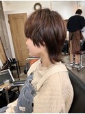 ショートヘア/大人ガーリー/チョコレート/モードヘア/ハイライト