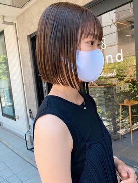 サンド 表参道(sand) 前下がりショートボブ大人可愛い20代30代表参道