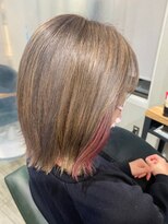 ライズ バイ レボ(RISE by REVO)&nbsp;インナーグレージュ/マチルダボブ/前髪/ピンクベージュ/我孫子