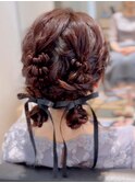 ツインお団子ひつじヘア