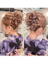 エール(a:le) 浴衣に似合うアップスタイル