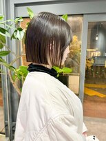 ノエ トトン(noe tton)&nbsp;切りっぱなしボブ/グレージュ/20代30代AYU27