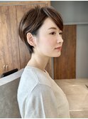 大人ショート/マッシュショート/耳掛けショート/表参道/青山