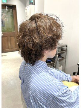 シエルブルー(ciel bleu) メンズ無造作パーマ