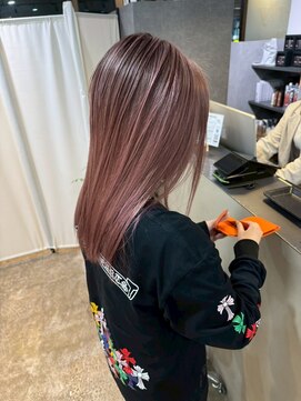 メリー オオサカ(Merly Osaka) pink beige balayage