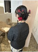 【 YUCCA 】大人可愛い黒髪ストレート/切りっぱなし/アレンジ