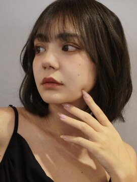 ミンティング(MINTing) ボブ/透明感カラー/顔まわりレイヤー/レイヤーボブ/恵比寿