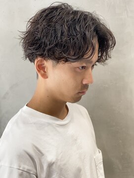 エリマバイフィフス 調布(elima by fifth) 調布メンズパーマフェザーパーマシャドウパーマセンターパート