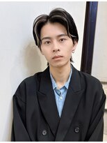 トルネード(TORNADO)&nbsp;外国人風ハイライト センターパート アップバングt1214