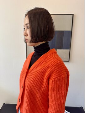 アンフェインド02(UNFEIGNED 02) 切りっぱなしボブ/大人ガーリー/ダークアッシュ/似合わせカット