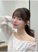 大人の顔まわりカット