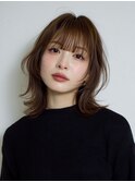 外ハネミディ