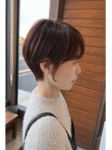 手入れが楽な大人ショート