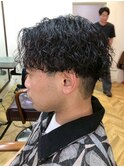 刈り上げセンターパート/波巻きツイストスパイラル/柏駅