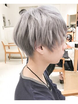 デイズ(days) メンズハイトーンカラーホワイトシルバー/メンズマッシュ