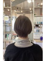 アシャ ヘアー ソリューション 神戸店(asha hair solution) イメチェン/ピンクベージュ/アンブレラカラー/前髪/摂津本山