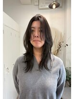 ロッカヘアエジェ(ROCCA hair eje.)&nbsp;黒髪ヨシンモリ抜け感レイヤー