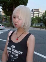ユルク(JURK nagoya)&nbsp;栄/ダークパープル/ナチュラルショート/ミルクブラウン/夏