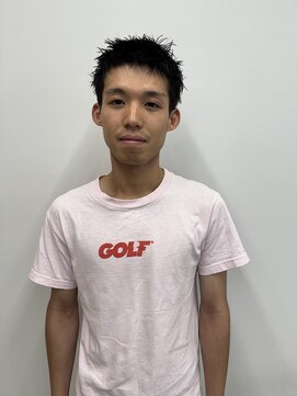 パーク(PARK) メンズ刈り上げなしショートピンパーマ