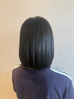 エヌアンドエー 春日部東口店(hair shop N&A) 艶感とまとまりが映えるナチュラルストレートミディアム