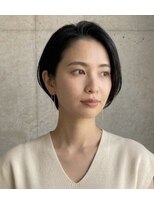 髪質改善サロン WE BE PARSLEY atre 川越店【ウィービーパセリアトレ】&nbsp;黒髪でも重く見えない洗練されたシルエットで魅せる大人ショート