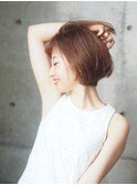 30代40代 ☆小顔見せ☆ナチュラル丸みショートボブ