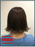 【bathair渋谷/松田】 外ハネボブ_ミニマムボブジグザグバング