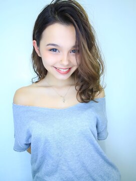 ラウンジ モリオ イケブクロ(Lounge MORIO Ikebukuro) 【morio池袋】大人かわいいかきあげセミロング