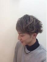バーバーショップテト(barber shop tete)&nbsp;アシンメトリーパーマスタイル