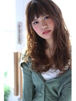 フラバー(flover) ルーズな動きのゆるウェーブ×透明感のあるグレーベージュ