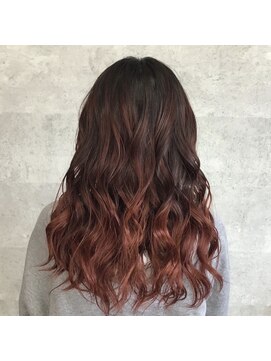 ヴィヴ(VIVE) ワインレッドグラデーション