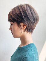 アルバム 銀座(ALBUM GINZA) ナチュラルショート_ウェーブパーマフォギーベージュ_ba294931