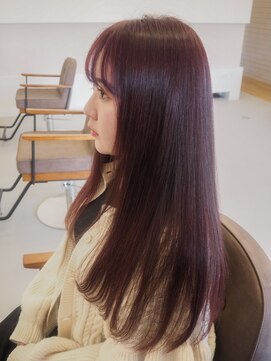 ミラ(mira) ブリーチなしで叶える大人可愛いピンクベージュ