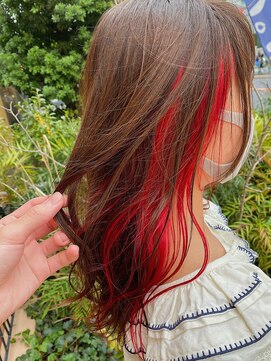 シルフ 吉祥寺(sylph) 真紅のインナーカラー【sylph吉祥寺】