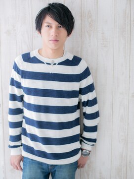 グルーミングサロン バーバー キャッスル 北浦和西口(Grooming salon Barber Castle) ラフフェザーダークアッシュ黒髪マッシュJ