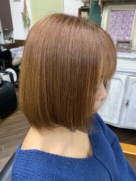 サロンドマックス(salon de max) 《salon de max》リケラで艶髪☆ストレート