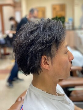 アポロカットステージ 相模大野店 アップバング/ツーブロックマッシュ<理容室>[メンズ/相模大野]