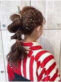 ヘアセット　成人式/卒業式