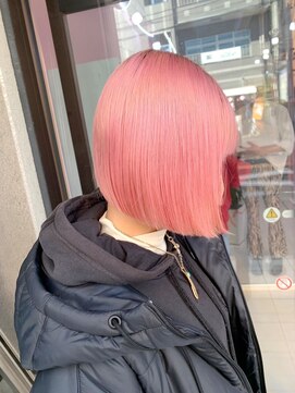 ワンズクロエ 原宿店(ONE's Chloe) ピンクカラー/インナーカラー/ケアブリーチ/韓国風/原宿/原宿駅