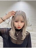 韓国風ハイトーンダブルカラーホワイトベージュ☆