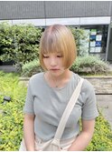 ルーツカラー　顔まわりレイヤーミニボブ♪