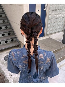 シエル(hair terrace Ciel) ツインテールアレンジ