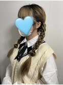 三つ編み×玉ねぎヘア【鎌倉/湘南/深沢/大船/藤沢/戸塚/横浜】