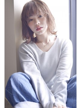 ラローレン(La LAUREN) LaLAUREN☆sapporo☆ヌーディーアッシュ☆ ミディ