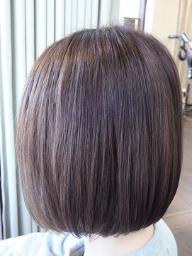 ヘアーサロン ノルテ(Hair Salon NORTE) スッキリ!コンパクト前下がりボブ 簡単スタイリング