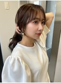 7202髪質改善トリートメントブリーチなしカラー韓国ワンホンヘア