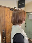 オレンジ ボブ