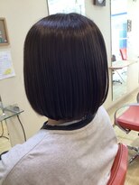 エイチエアー アルファ H'air alfa つつじヶ丘北口店&nbsp;内巻きになりやすいボブ×暗めアッシュカラー